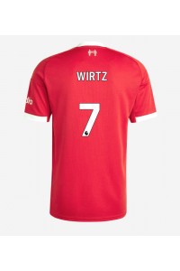 Liverpool Florian Wirtz #7 Fotballdrakt Hjemme Klær 2025-26 Korte ermer
